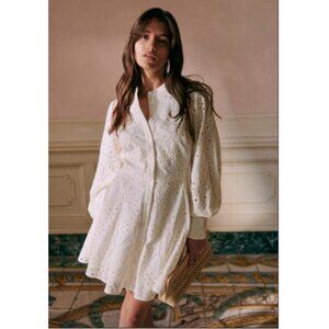 Sezane Caprice Dress in Ecru